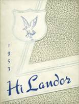 Orland Park High School 1953 yearbook cover photo