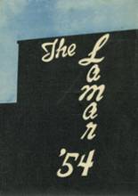 Lamar Consolidated High School 1954 yearbook cover photo