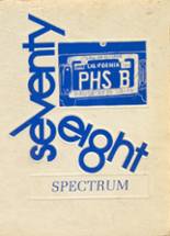 1978 Presentation High School Yearbook from Berkeley, California cover image