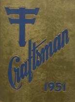 Tilden Technical High School 1951 yearbook cover photo
