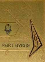 Port Byron High School 1963 yearbook cover photo