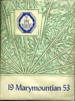 Marymount High School 1953 yearbook cover photo
