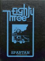 Sparta High School 1983 yearbook cover photo