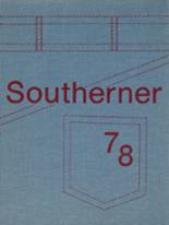 Southern High School 1978 yearbook cover photo