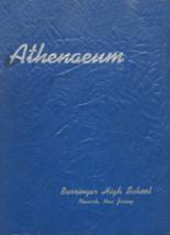 Barringer High School 1942 yearbook cover photo