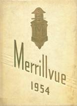 Merrillville High School 1954 yearbook cover photo