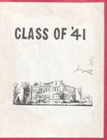 Fairmont High School 1941 yearbook cover photo