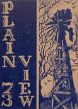 Plainview High School 1973 yearbook cover photo