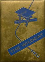 Colman High School 1957 yearbook cover photo