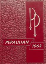 Sts. Peter & Paul High School 1963 yearbook cover photo