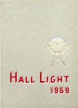 Hall High & Vocational School 1959 yearbook cover photo
