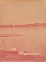 Muscoda High School 1955 yearbook cover photo