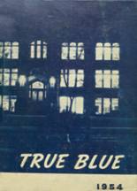 Hudson High School 1954 yearbook cover photo