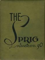 Springville High School 1950 yearbook cover photo