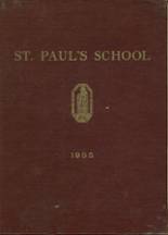 St. Paul's School 1955 yearbook cover photo