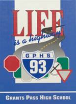 Grants Pass High School 1993 yearbook cover photo