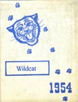 Columbus Community High School 1954 yearbook cover photo
