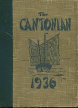 Canton High School 1936 yearbook cover photo