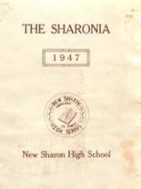 New Sharon High School 1947 yearbook cover photo