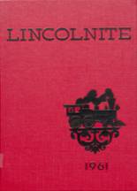 Lincoln Community High School 1961 yearbook cover photo