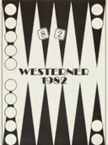 Western High School 1982 yearbook cover photo