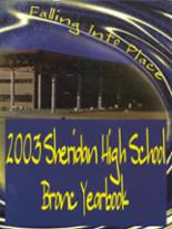 Sheridan High School 2003 yearbook cover photo