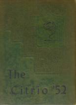 Citrus High School 1952 yearbook cover photo