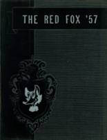 Foxboro High School 1957 yearbook cover photo