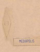 Mediapolis High School 1963 yearbook cover photo