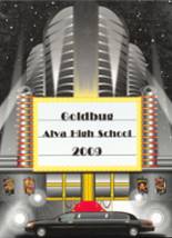 Alva High School 2009 yearbook cover photo