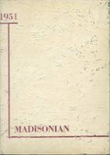 Madison High School 1951 yearbook cover photo