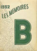 Bossier High School 1952 yearbook cover photo