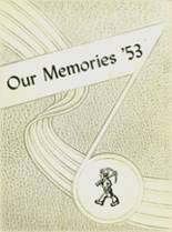 Gillespie Community High School 1953 yearbook cover photo
