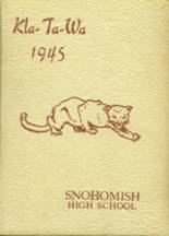 Snohomish High School 1945 yearbook cover photo