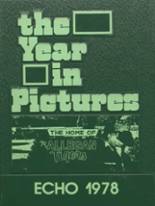 Allegan High School 1978 yearbook cover photo