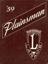 Laramie High School 1959 yearbook cover photo
