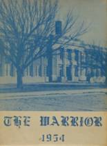 Peabody - Burns High School 1954 yearbook cover photo