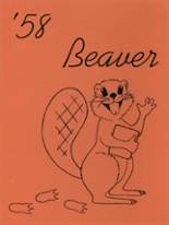 Beaverton High School 1958 yearbook cover photo