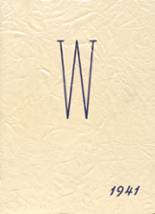 Waupaca High School 1941 yearbook cover photo