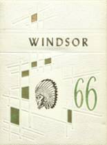 Windsor High School 1966 yearbook cover photo