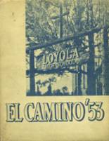 Loyola High School 1953 yearbook cover photo