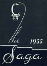1955 Creston High School Yearbook from Grand rapids, Michigan cover image