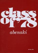 Wells High School 1978 yearbook cover photo
