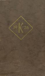 1926 Kenney Community High School Yearbook from Clinton, Illinois cover image