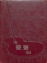Yoe High School 1953 yearbook cover photo