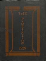 1939 Paris High School Yearbook from Paris, Kentucky cover image