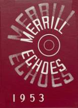 Merrill High School 1953 yearbook cover photo