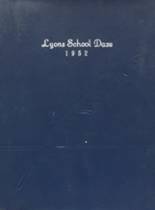 Lyons-Muir High School 1952 yearbook cover photo