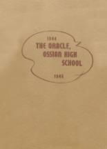 Ossian High School 1945 yearbook cover photo