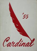 Coldwater High School 1955 yearbook cover photo